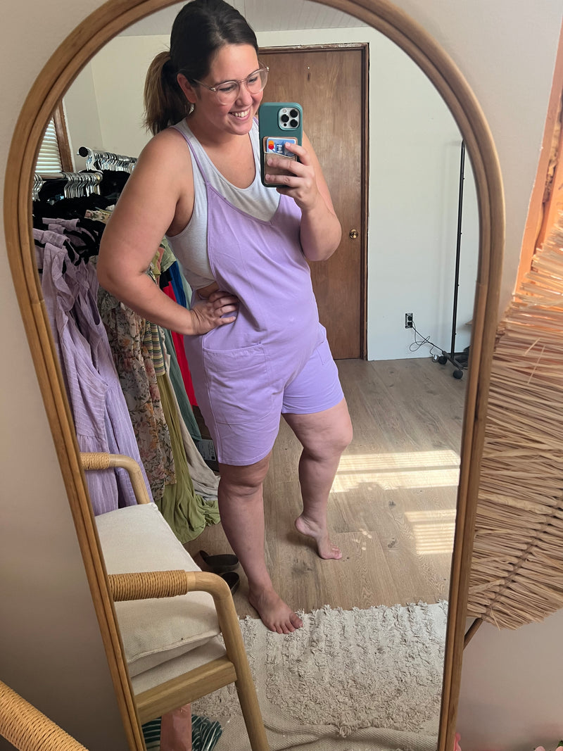 lavender romper