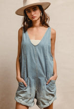 denim shortalls