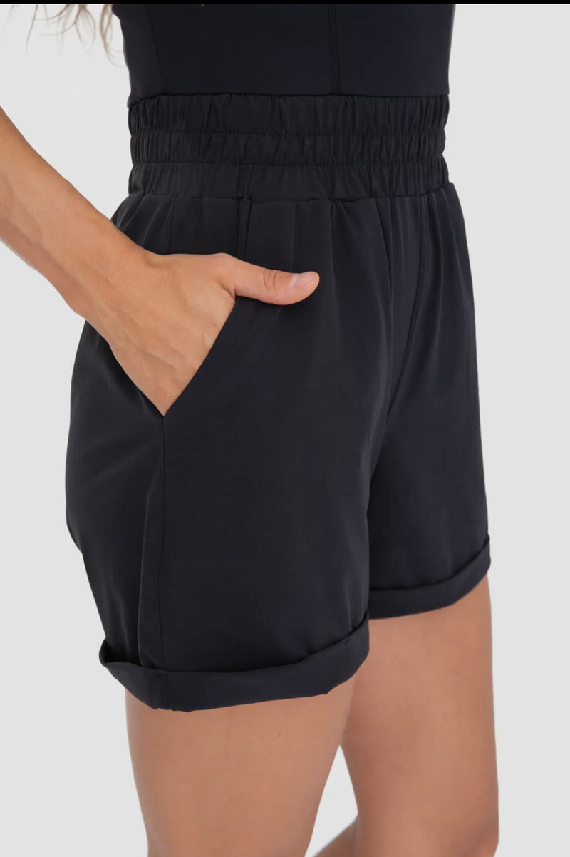 black active romper