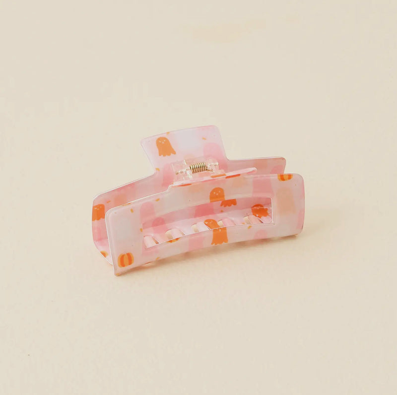 ghost party claw clip