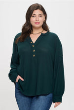 green henley top {small-3xl}