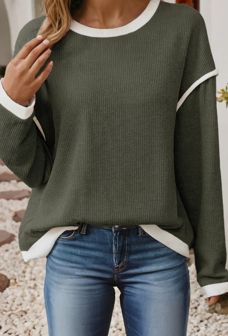 olive sweater