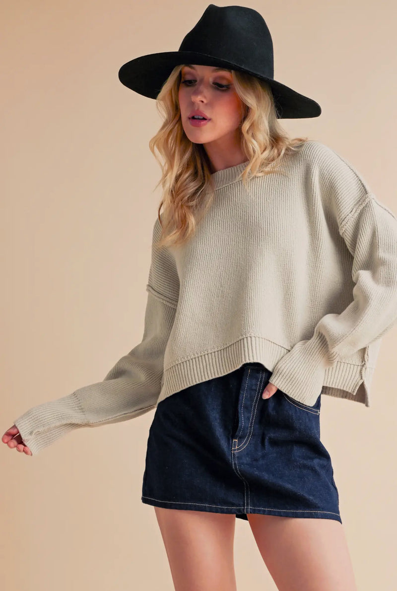 cropped sweater