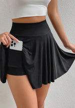 black skort
