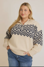 abstract sweater {small-3xl}