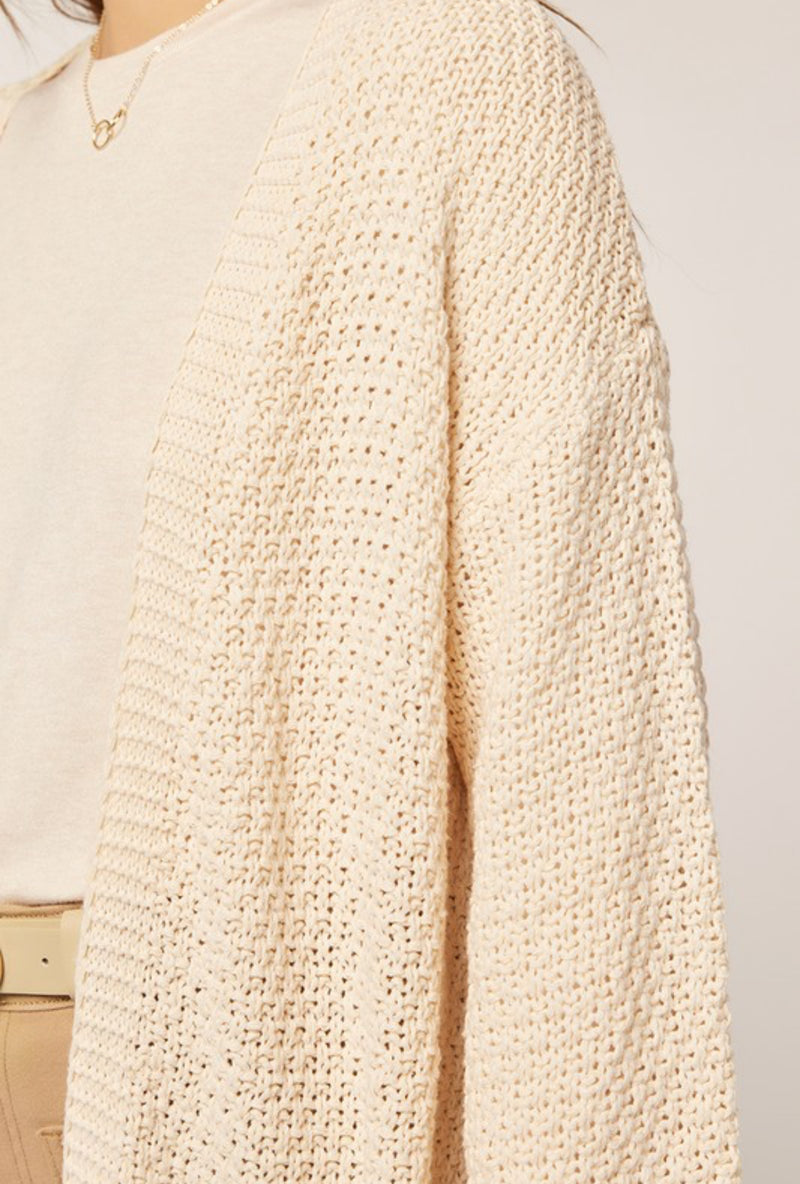 chunky cardigan {missy + curvy}