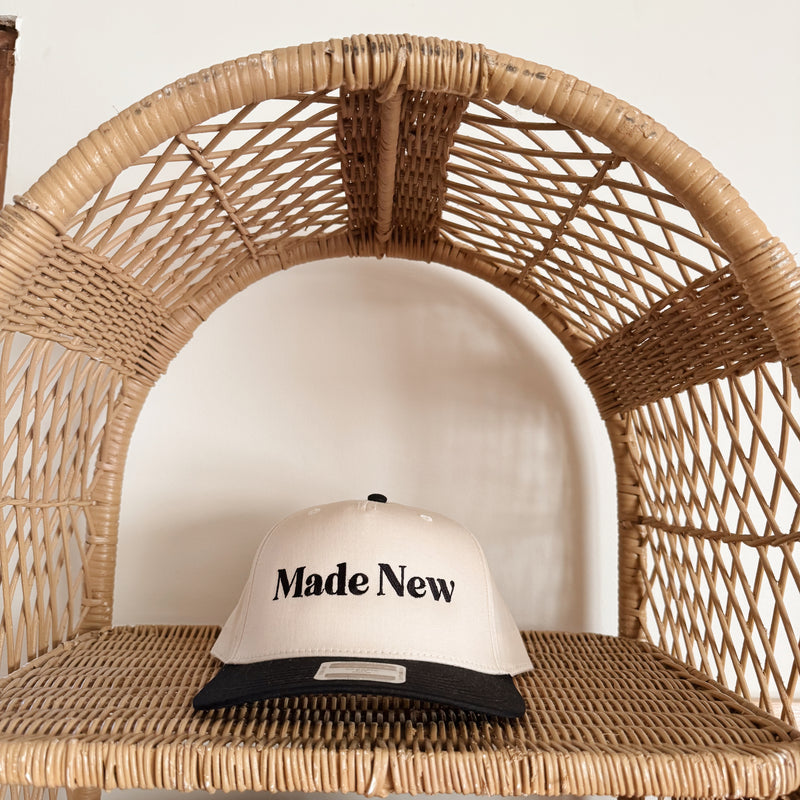 made new embroidered hat